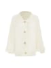 faina Damen Strickjacke in Wollweiss