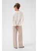 Cream Bluse langarm CRTina Relaxed fit in Snow White