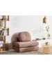 Beliani Schlafsofa OLDEN in Braun - (W) 81 x (H) 54 x (L) 91 cm