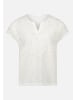 BETTY & CO Casual-Shirt mit V-Ausschnitt in Rohweiß