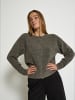 DESIRES Strickjacke in Walnut Melange