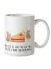 Mr. & Mrs. Panda Kaffeetasse Mäuse Kuchen mit Spruch in Weiß