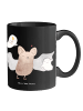 Mr. & Mrs. Panda Tasse Fledermaus Gespenster ohne Spruch in Schwarz