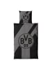 BVB BVB Bettwäsche "Borussia" 135x200 cm in Schwarz/Grau
