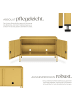 tectake abschließbares Metall Sideboard mit 2 Türen, 100 x 42,5 x 65 cm