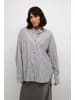 Kaffe Langarm - Hemd KAmackie in Grey/White stripe