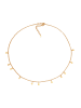 Elli Halskette 925 Sterling Silber Geo, Plättchen in Gold