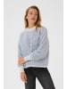 Kaffe Strickpullover KAellery Loose fit in Light GreyM/Windward Structure