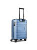 Redolz Essentials 11 4 Rollen Kabinentrolley 55 cm mit Dehnfalte cool blue