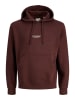 Jack & Jones Kapuzenpullover in Bitter Chocolate