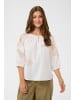 Cream Kurzarm-Bluse CRBrianna Regular fit in Snow White