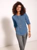 WITT WEIDEN Pullover in mittelblau