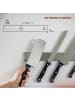 Exitoso Magnetleiste für Messer 40cm Edelstahl selbstklebend Silberfarben