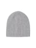 Style Republic Kaschmir Beanie fein gerippt in light grey melange
