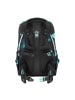 Coocazoo Schulrucksack-Set MATE "Laser Lights" 3-tlg. in Schwarz/Blau