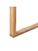 Beliani Gartentisch SASSARI II in Braun - (W) 90 x (H) 75 x (L) 180 cm