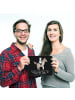 Mr. & Mrs. Panda Mauspad Pferd Reiten mit Spruch in Schwarz