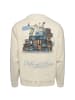 FILLING PIECES Sweatshirt Gramophone Vintage in creme