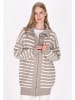 DreiMaster Damen Cardigan in Sand Wollweiss