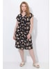 Ulla Popken Midikleid in schwarz