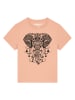 wat? Apparel T-Shirt Mandala Elephant in Fraiche Peche
