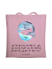 Mr. & Mrs. Panda Schultasche Walfisch Thunfisch mit Spruch in Rosa Pastell