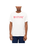 Mustang T-Shirt 1er Pack in Weiß