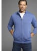 Man's World Sweatjacke in blau-melange