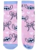 Cerda 4er - Pack Kindersocken Disney Stitch & Angel Geschenkset mit Spardose in Bunt