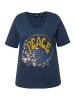 Ulla Popken Shirt in dunkelblau