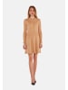 TOOCHE Kleid "Strickkleid" in beige