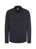 Camel Active Langarm Hemd aus Baumwolljersey in Dunkelblau