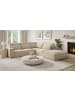 Inn.Furn Ecksofa beige Webstoff, Sofa 305 x 281 cm, L-Sofa rechts