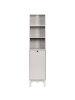 Beliani Badezimmerschrank PENON in Beige/Braun - (W) 38 x (H) 165 x (L) 30 cm