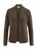 Hessnatur Hessnatur Strick Jacke Regular aus reiner Bio-Baumwolle in vintage oliv