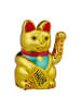 relaxdays Winkekatze in Gold - (H)48 cm