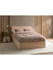 Beliani Doppelbett ORBEY in Beige - (W) 137 x (H) 88 x (L) 212 cm