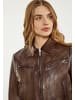 DreiMaster Vintage Damen Jacke in Dunkelbraun