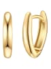 Rafaela Donata Creolen aus Sterling Silber in gelbgold