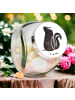 Mr. & Mrs. Panda Bonbonglas Stinktier Sitzen ohne Spruch in Weiß