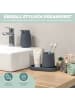 eluno Bad-Accessoires Set TESERO 5tlg. ca. 8,5 x 12 x 9 cm (B/H/T)