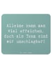 Mr. & Mrs. Panda Mouse Pad Spruch Im Team zuMenschmenarbeiten mit S... in Meeresbrise