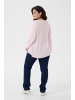 KAFFE curve Langarm-Bluse KCmahlena in Lilac Snow