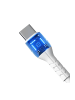 COFI 1453 Devia 30er Set Kabel USB Typ C zu USB Typ C 1m 3A  weiß in Weiß