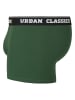 Urban Classics Boxershorts in grey+darkgreen+black