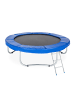 relaxdays Leiter Trampolin in Silber - (B)38 x (T)97 cm