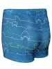 Aquarti Jungen Badehose Gestreift mit Motiven in denim