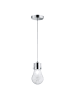 Licht-Erlebnisse Pendelleuchte Ø 29 x (T)47 cm in Chrom