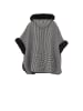 osha Damen Poncho in Wollweiss
