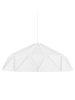 Beliani Pendelleuchten SENIA in Weiß - (W) 45 x (H) 120 x (L) 45 cm